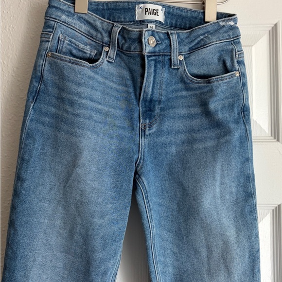 Paige Denim Jeans Cindy Music Distressed ankle fray size 26 - Picture 7 of 12